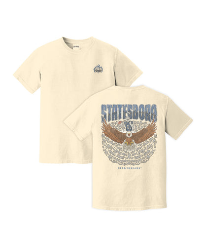 STATESBORO FOOTBALL - “3 SKULL” PREMIUM T-SHIRT