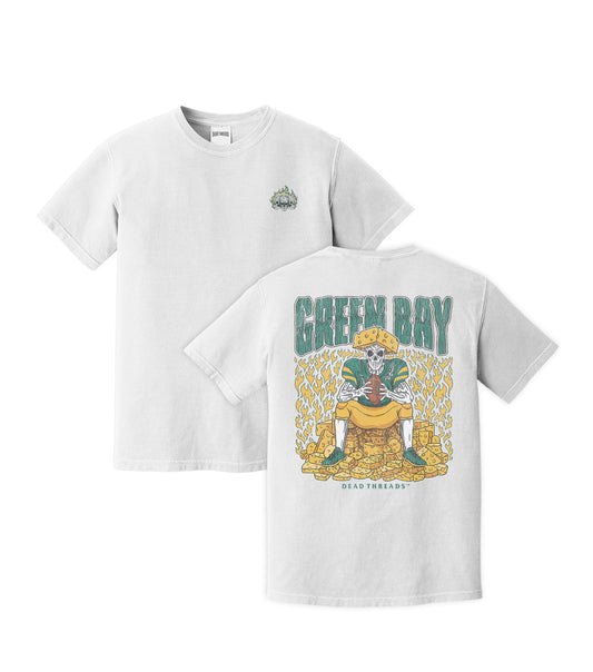 GREEN BAY FOOTBALL - “3 SKULL” PREMIUM T-SHIRT