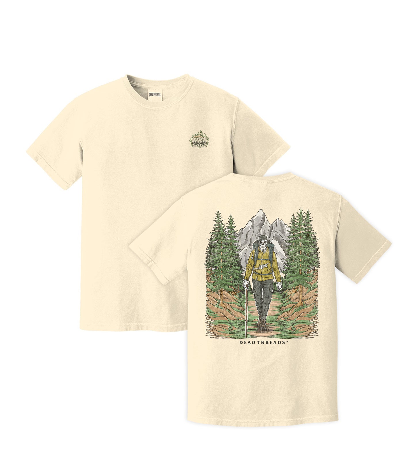 HIKING - “3 SKULL” PREMIUM T-SHIRT