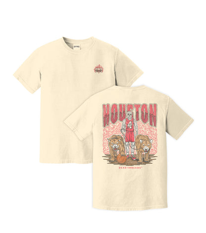 HOUSTON BASKETBALL - “3 SKULL” PREMIUM T-SHIRT