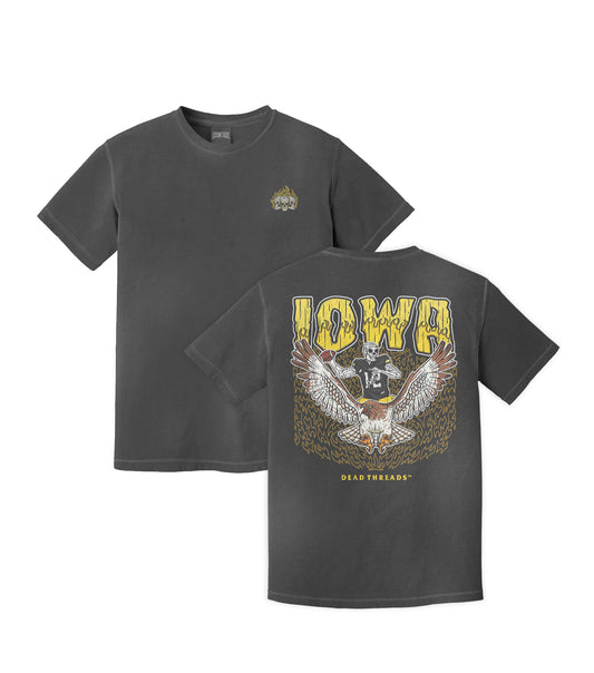 IOWA FOOTBALL - “3 SKULL” PREMIUM T-SHIRT