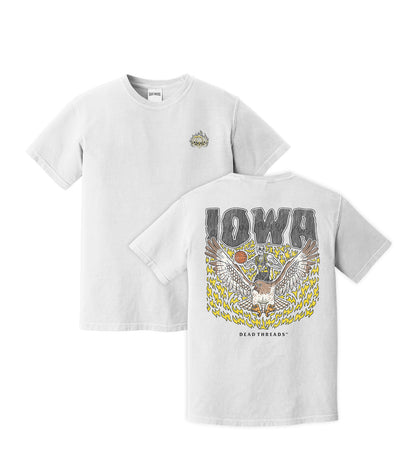 IOWA BASKETBALL - “3 SKULL” PREMIUM T-SHIRT