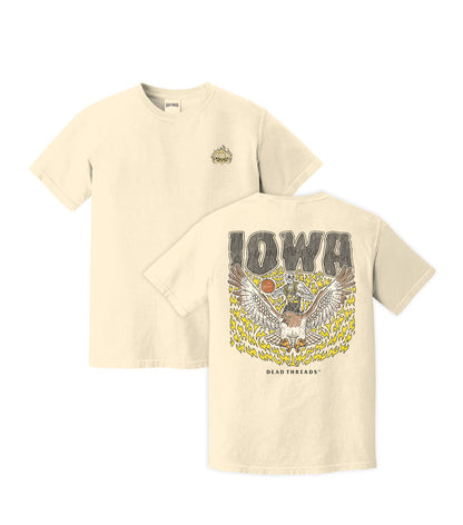 IOWA BASKETBALL - “3 SKULL” PREMIUM T-SHIRT