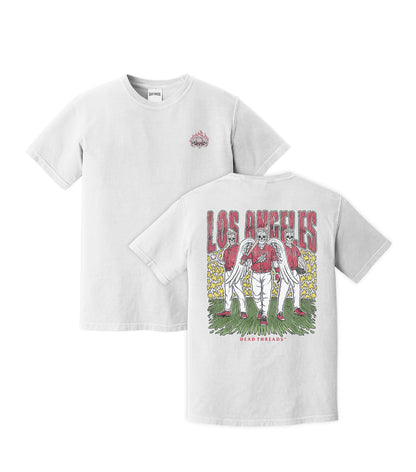 LOS ANGELES BASEBALL - "3 SKULL" PREMIUM SHIRT