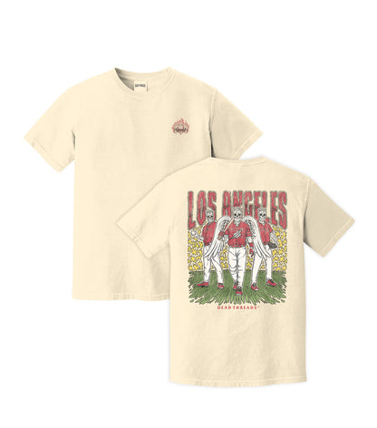 LOS ANGELES BASEBALL - "3 SKULL" PREMIUM SHIRT