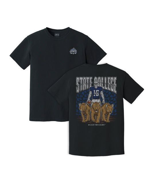 STATE COLLEGE FOOTBALL - “3 SKULL” PREMIUM T-SHIRT