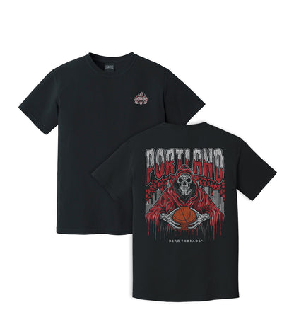 PORTLAND BASKETBALL - “3 SKULL” PREMIUM T-SHIRT