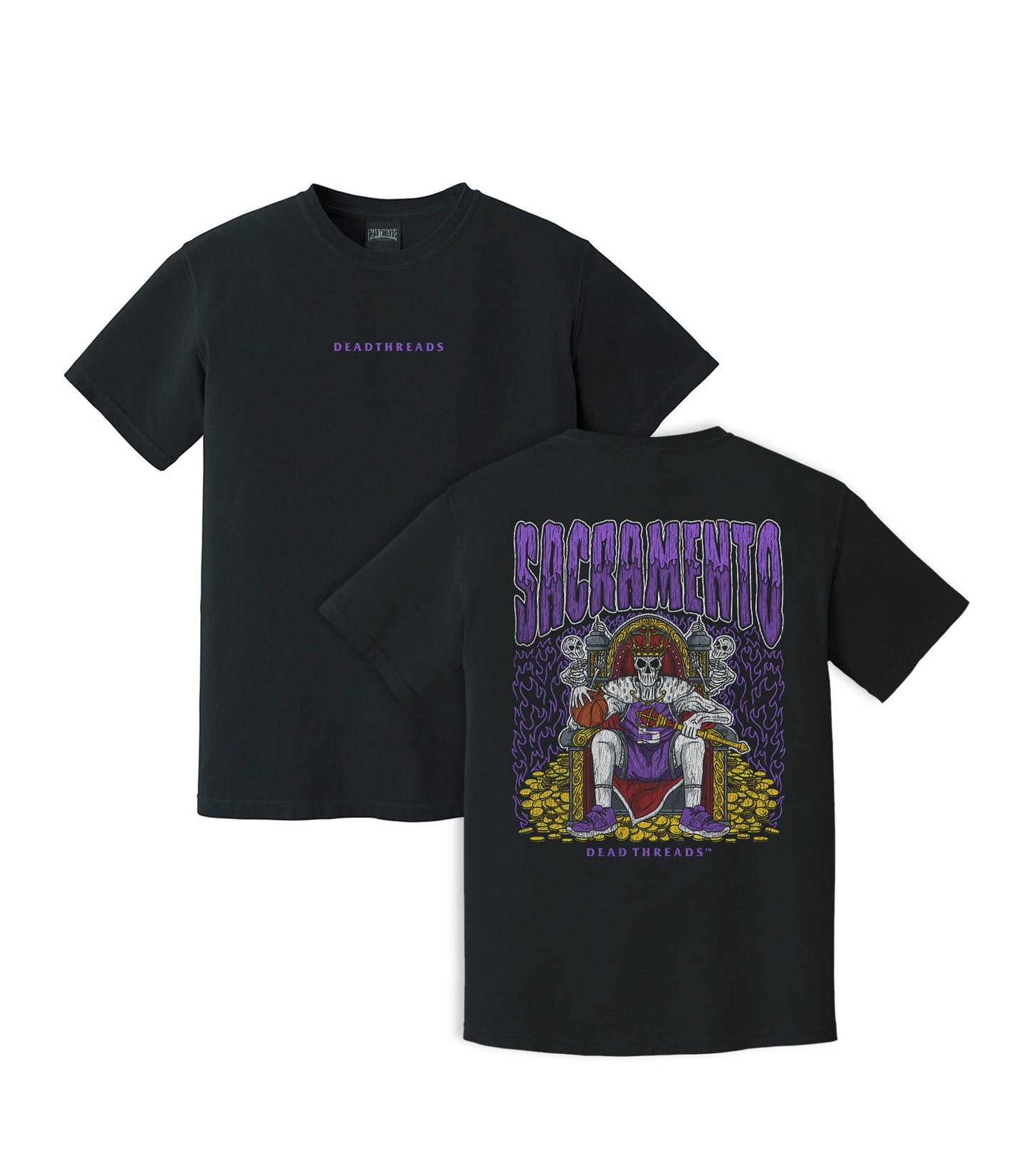 SACRAMENTO BASKETBALL - “DT ESSENTIAL" PREMIUM T-SHIRT