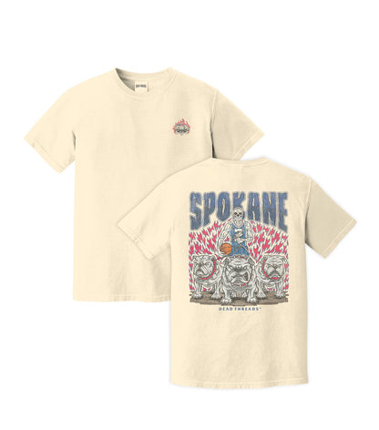 SPOKANE BASKETBALL - “3 SKULL” PREMIUM T-SHIRT