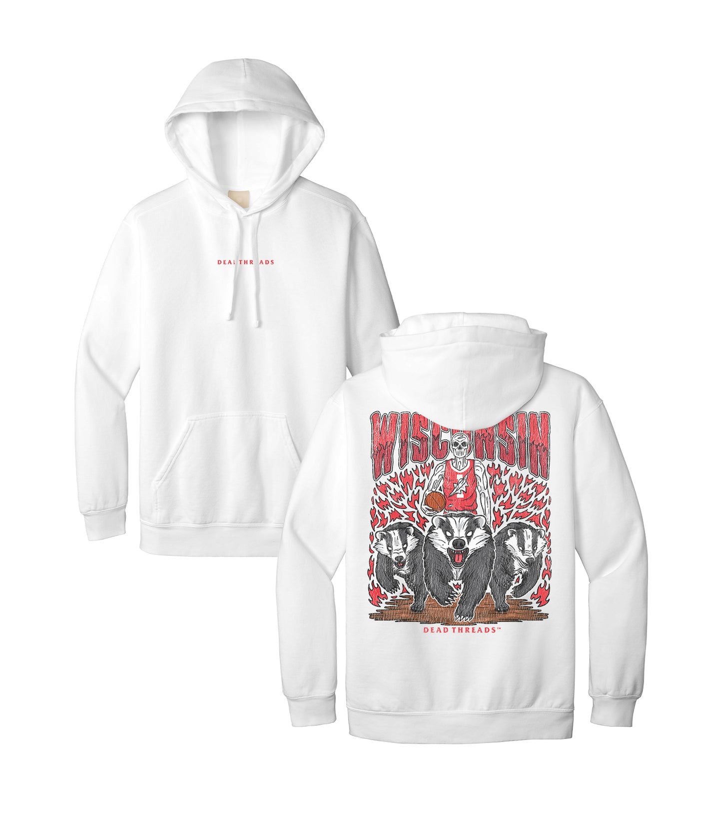 WISCONSIN BASKETBALL -  “DT ESSENTIAL" HOODIE